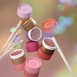 Glitter Power Brush Set - Zestaw 4 pędzli do makijażu oczu