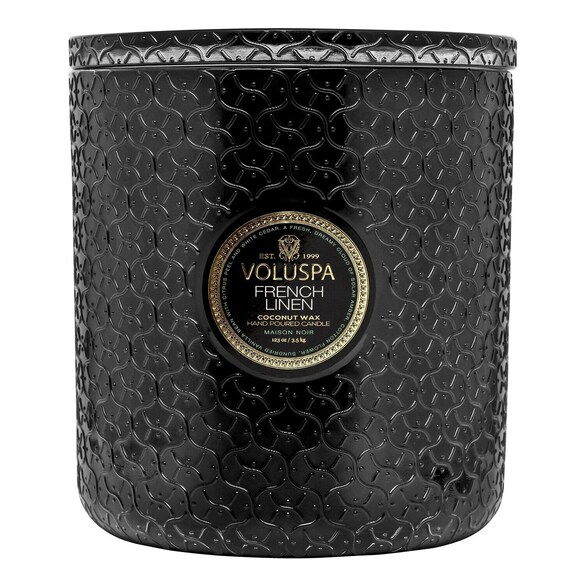 Maison Noir French Linen 5 Wick Candle - Świeca , VOLUSPA