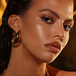Golden Highlighter trio - Hybrydowa, wielofunkcyjna paleta rozświetlaczy