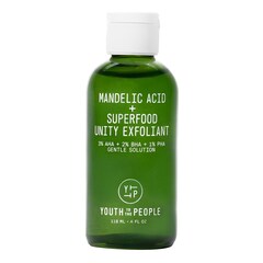 Mandelic Acid + Superfood Unity Exfoliant – Tonik złuszczający do twarzy, YOUTH TO THE PEOPLE