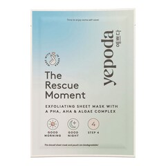 The Rescue Moment – Maska w płachcie z PHA, AHA i kompleksem alg, YEPODA