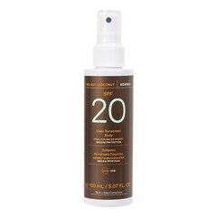 WALNUT & COCONUT SPF 20 - Ochronny spray do ciała, KORRES
