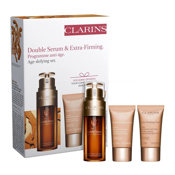 Double Serum & Extra-Firming – Zestaw do pielęgnacji odmładzającej, CLARINS