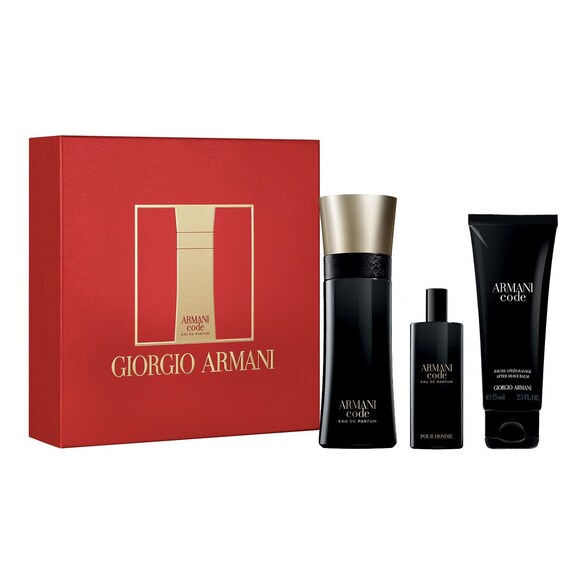 Zestaw świąteczny Armani Code - Woda perfumowana i balsam + minis, ARMANI