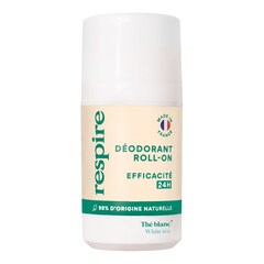 Dzodorant roll-on - Dezodorant Biała herbata skuteczność 24H, RESPIRE