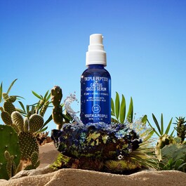 Triple Peptide + Cactus Oasis Serum - Nawilżające serum do twarzy i szyi