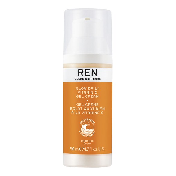 Vitamin C Daily Radiance Gel Cream - Nawilżająca pielęgnacja twarzy, REN CLEAN SKINCARE