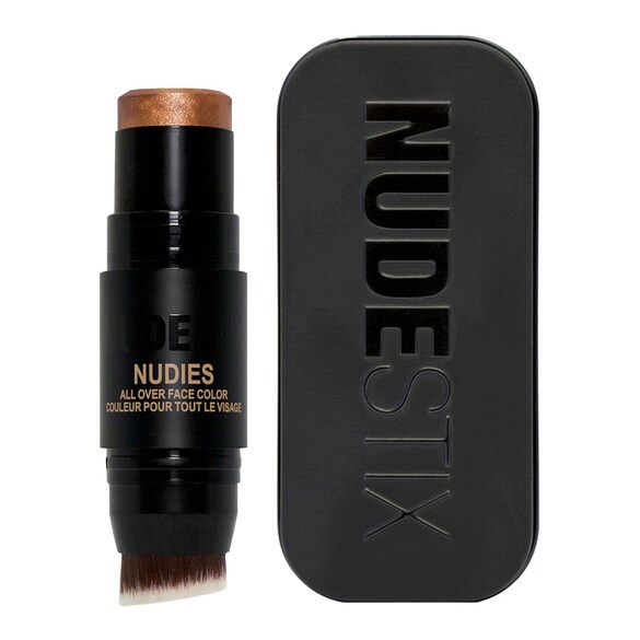 Nudies All Over Face Color Bronze + Glow - Sztyft brązujący i rozświetlający, NUDESTIX