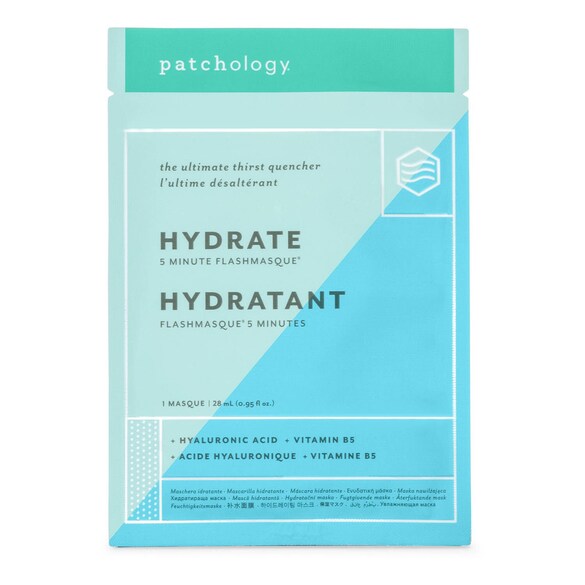 FlashMasque Hydrate - 5 minutowa nawilżająca maseczka z tkaniny, PATCHOLOGY