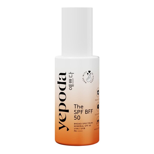 The SPF BFF 50 – lekko napigmentowany filtr przeciwsłoneczny  SPF 50 PA++++, YEPODA