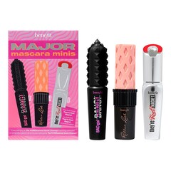 Major Mascara Minis - Pogrubiające, podkręcające i wydłużające mini maskary, BENEFIT COSMETICS