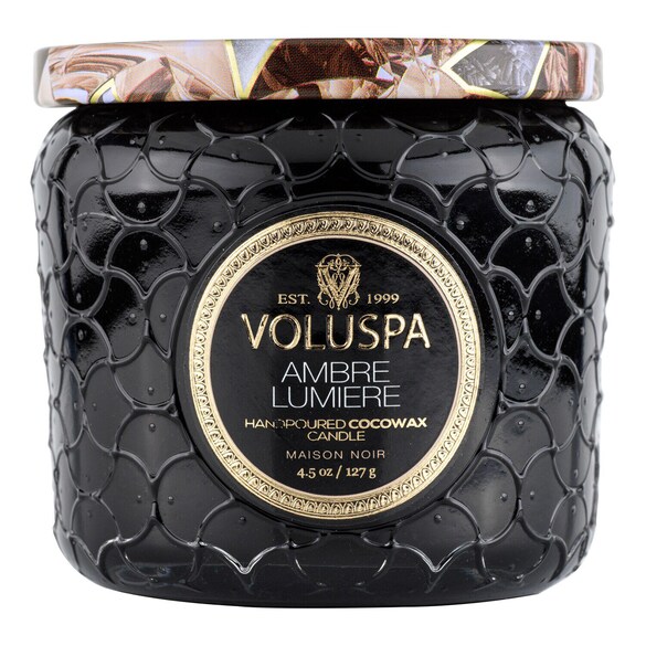 Maison Noir Ambre Lumiere Petite Jar Candle - Świeca , VOLUSPA