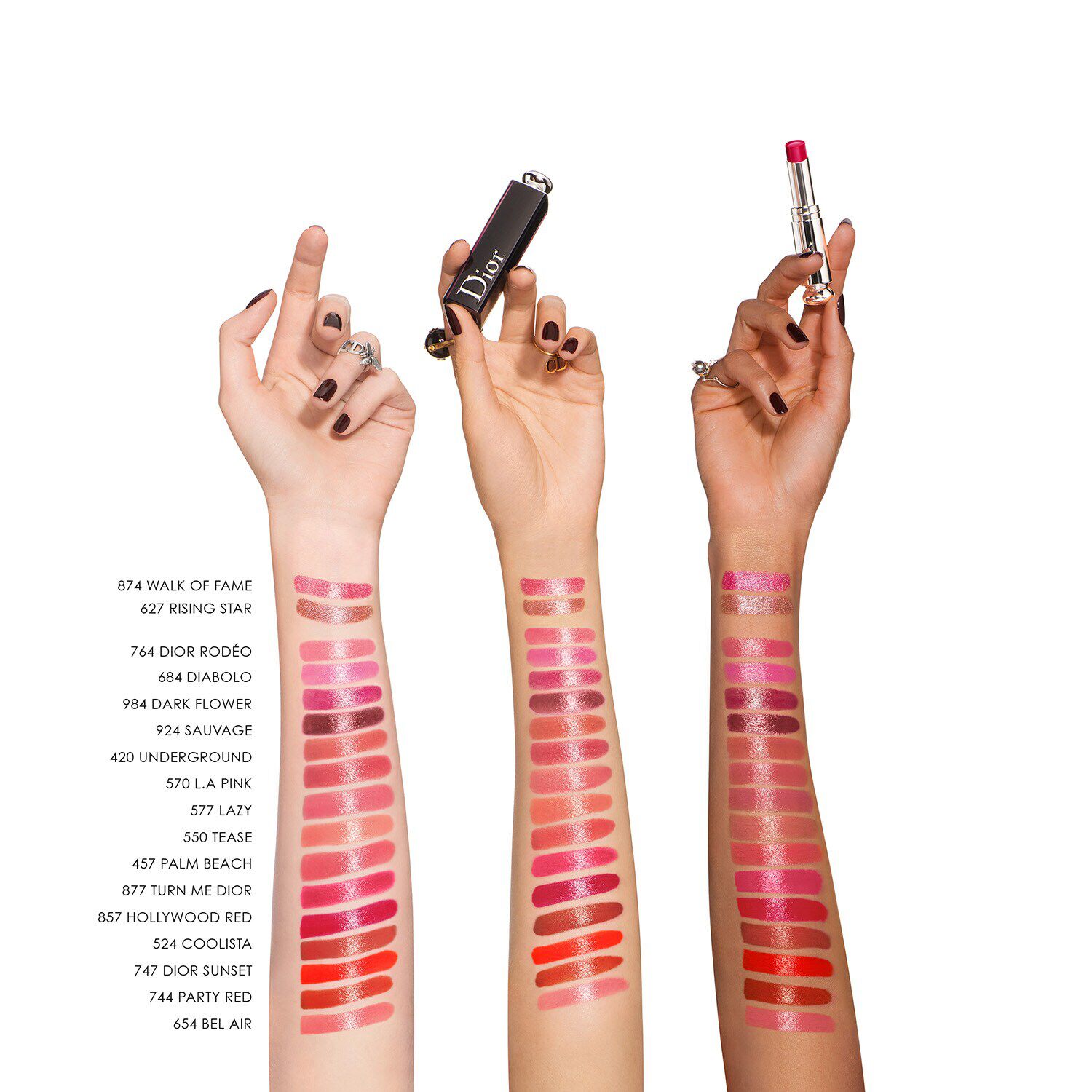 Dior addict lacquer hot sale stick 550 tease