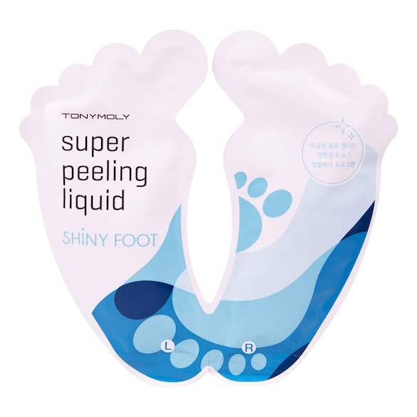 Shiny Foot Super Peeling Mask - Maseczka z tkaniny do stóp, TONYMOLY