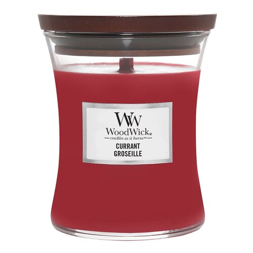 Wood Wick - Świeca Zapachowa Średnia Currant - Currant 275g - Dla Kobiet