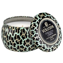 Maison Noir French Linen Mini Tin Candle - Świeca 