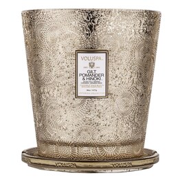 Japonica Gilt Pomander & Hinoki 3 Wick Candle - Świeca 