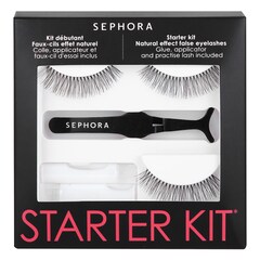Starter Kit Natural Effect False Eyelashes - Zestaw do sztucznych rzęs, SEPHORA COLLECTION
