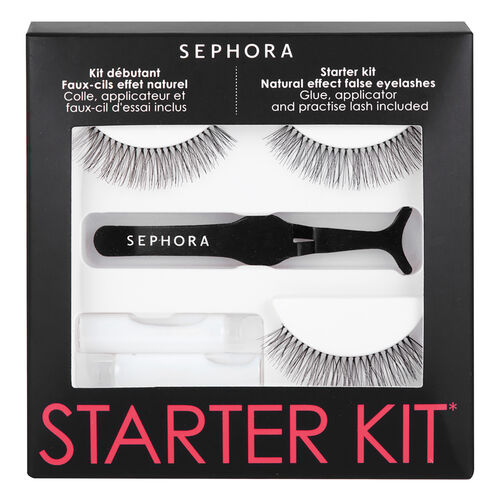 Sephora Collection - Starter Kit Natural Effect False Eyelashes - Zestaw Do Sztucznych Rzęs - Kit Faux-cils-20 - Dla Kobiet