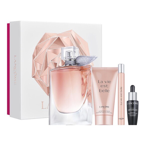 La Vie Est Belle - Zestaw świąteczny dla niej z wodą perfumowaną i balsamem, LANCÔME