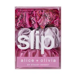 Slip x Alice + Olivia - Jedwabne gumki do włosów