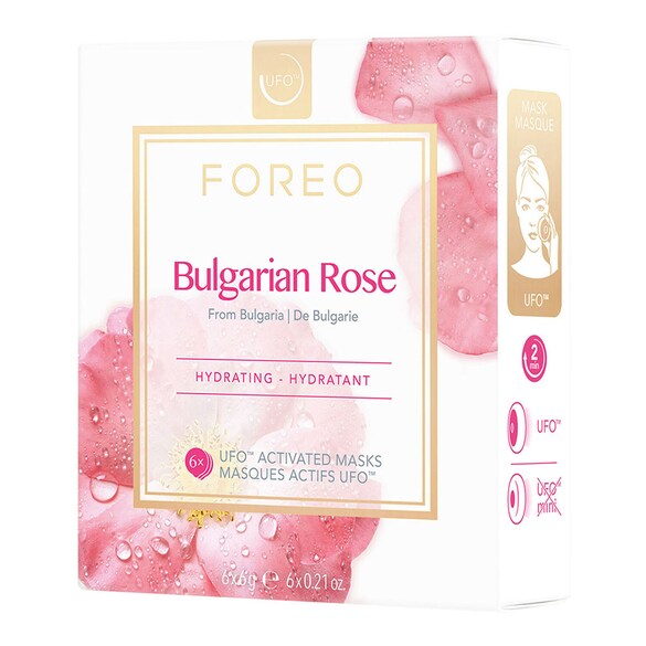 Bulgarian Rose UFO - Nawilżająca maseczka, FOREO