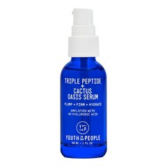 Triple Peptide + Cactus Oasis Serum - Nawilżające serum do twarzy i szyi, YOUTH TO THE PEOPLE