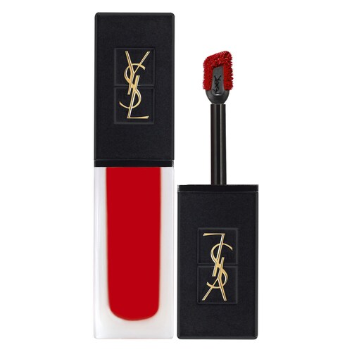 Yves Saint Laurent - Tatouage Couture Velvet Cream - Płynna Pomadka - N°201 Rouge Tatouage - Dla Kobiet