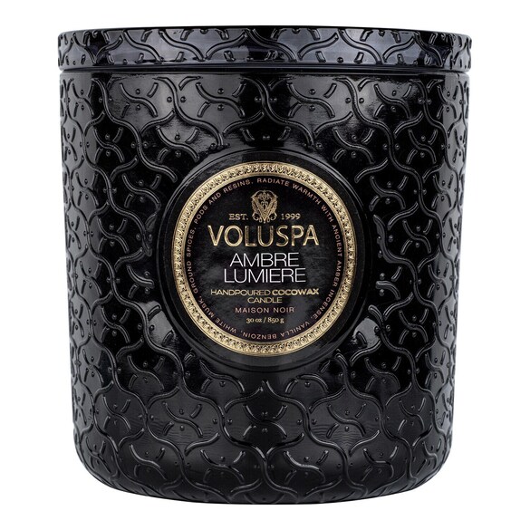 Maison Noir Ambre Lumiere Luxe Candle - Świeca , VOLUSPA