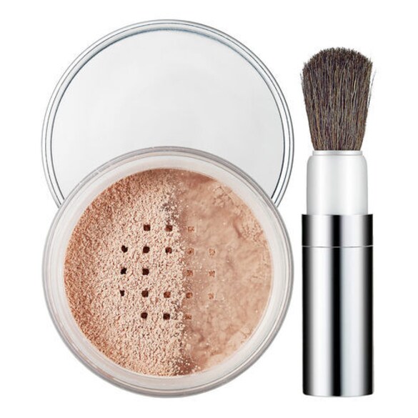 Blended Face Powder and Brush - Sypki puder z pędzlem, CLINIQUE
