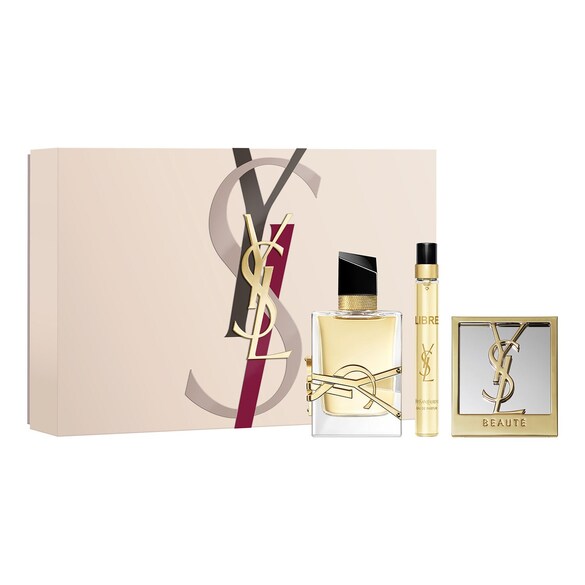 Libre Eau de Parfum - Zestaw z wodą perfumowaną i lusterkiem, YVES SAINT LAURENT