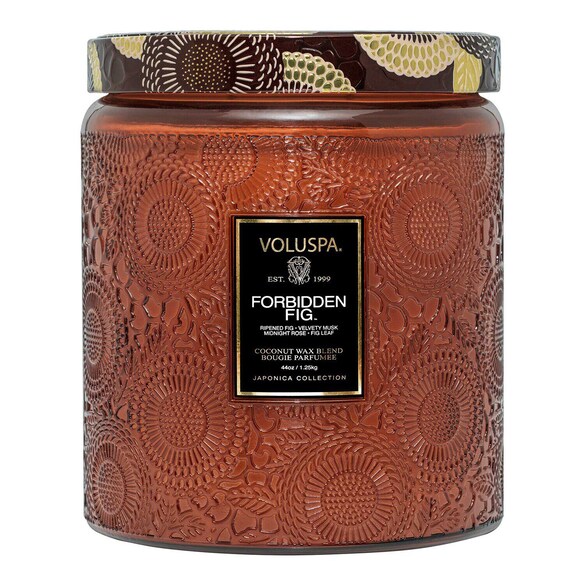Japonica Forbidden Fig Luxe Jar Candle - Świeca, VOLUSPA