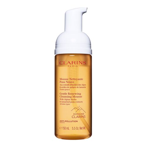 Clarins - Gentle Renewing Cleansing - Łagodny Mus Oczyszczający - Clarins Mousse Nettoyante Peau Neuve - Dla Kobiet