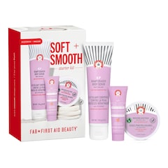 Soft + Smooth Starter Kit — Zestaw startowy Delikatność + Wygładzenie, FIRST AID BEAUTY