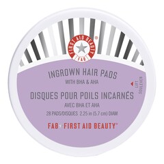 Ingrown Hair Pads - Płatki na wrastające włoski z BHA i AHA, FIRST AID BEAUTY