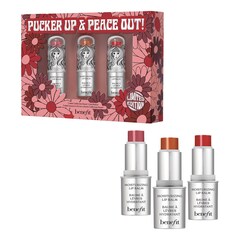 Pucker up & Peace out - Zestaw mini pomadek do ust, BENEFIT COSMETICS