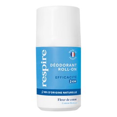 Dzodorant roll-on - Dezodorant Kwiat bawełny skuteczność 24H, RESPIRE