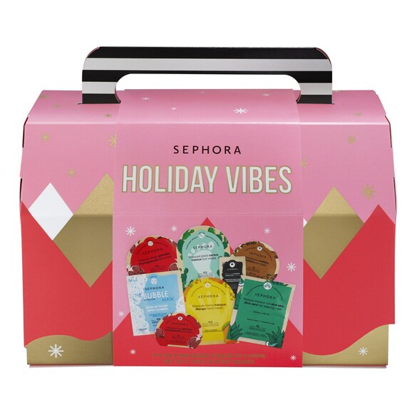 Holiday Vibes – Zestaw 8 maseczek do twarzy i ciała, SEPHORA COLLECTION
