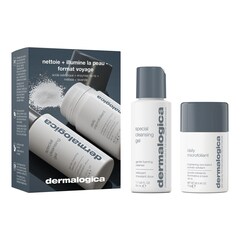 Cleanse + Brighten On The Go – Zestaw do pielęgnacji twarzy, DERMALOGICA