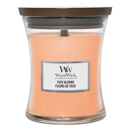 Wood Wick - Świeca Zapachowa Średnia Yuzu Blooms - Yuzu Blooms 275g - Dla Kobiet