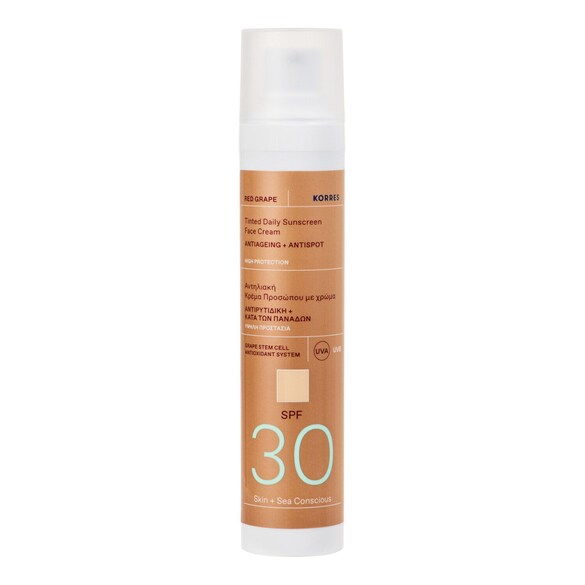 RED GRAPE - Koloryzujący krem ochronny do twarzy SPF30, KORRES