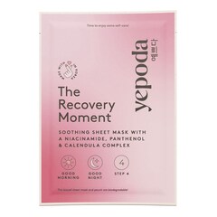 The Recovery Moment – kojąca maska w płachcie z kompleksem niacynamidu, YEPODA