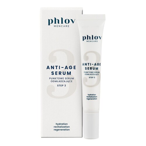 Phlov - Mencare - Step 3. Anti-age Serum - Punktowe Serum Odmładzające - Men Anti-age Serum - Dla Mężczyzn