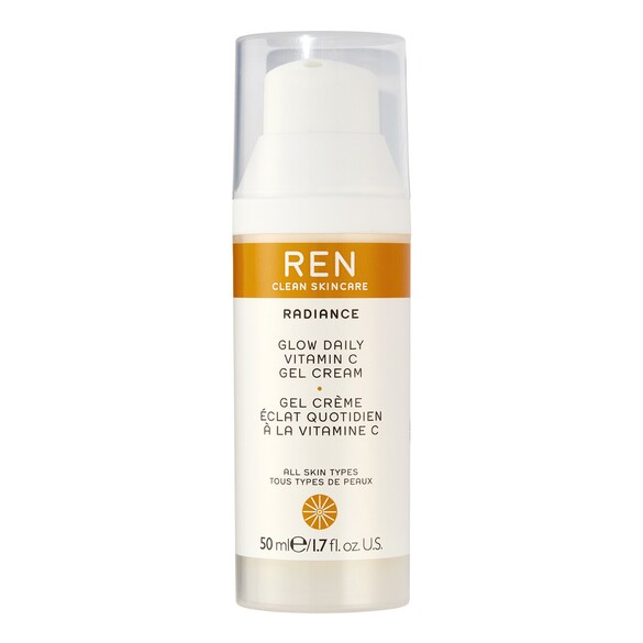GLOW DAILY VITAMIN C DAY CREAM - Krem nawilżający z witaminą C, REN CLEAN SKINCARE