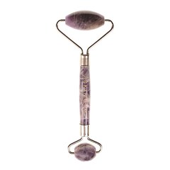 Roller do twarzy z kryształu ametystu - Akcesorium do pielęgnacji twarzy, SKIN GYM