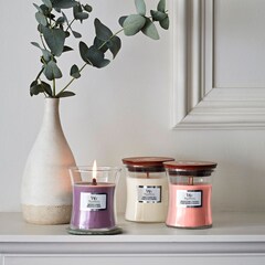  Świeca Zapachowa średnia Pressed Blooms & Patchouli, WOOD WICK