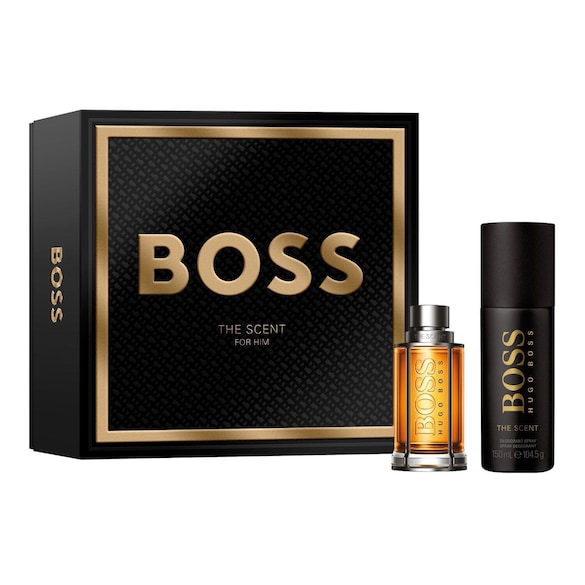 Boss the Scent - Zestaw Świąteczny Woda Toaletowa i Dezodorant dla Niego, HUGO BOSS