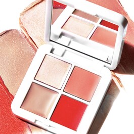 Lip2cheek Glow Quad – Paleta z różem do ust i policzków i rozświetlaczem