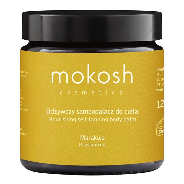 Odżywczy samoopalacz do ciała - Marakuja, MOKOSH