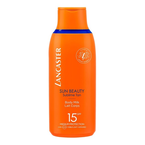SUN BEAUTY - Mleczko do ciała z filtrem SPF15, LANCASTER
